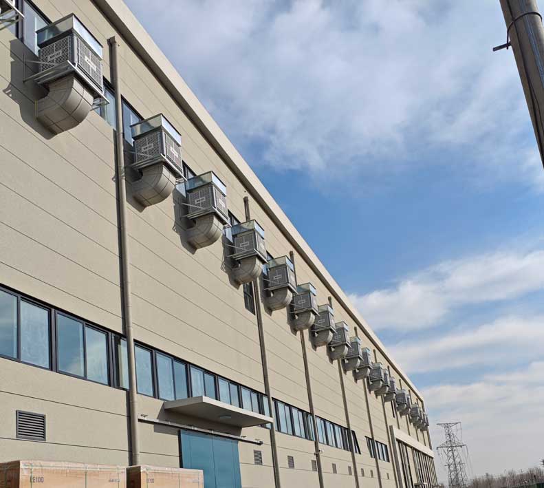 皮革廠降溫通風換氣，應用星科環(huán)保空調