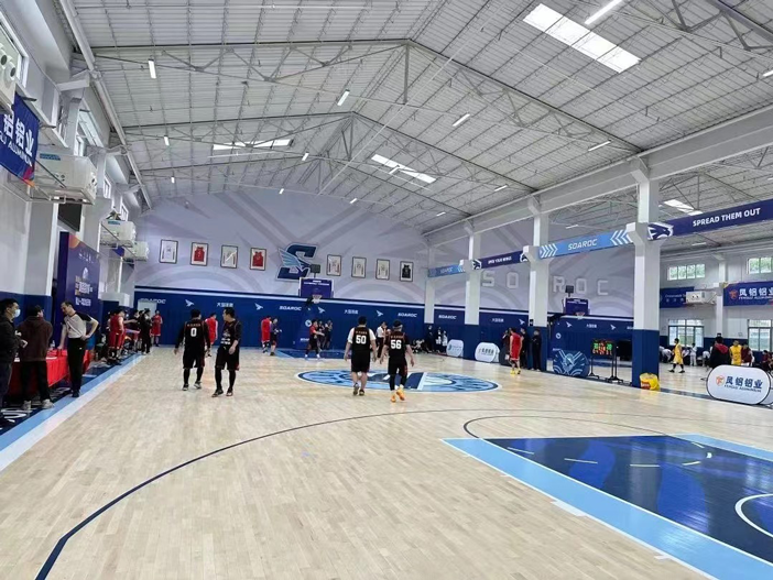 蒸發冷省電空調-射流式工業空調柜機，應用于室內籃球館降溫控溫