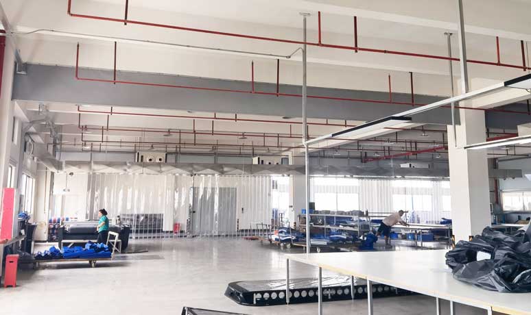 江蘇廠房降溫，應(yīng)用蒸發(fā)冷省電空調(diào)-臥式射流空調(diào)機組