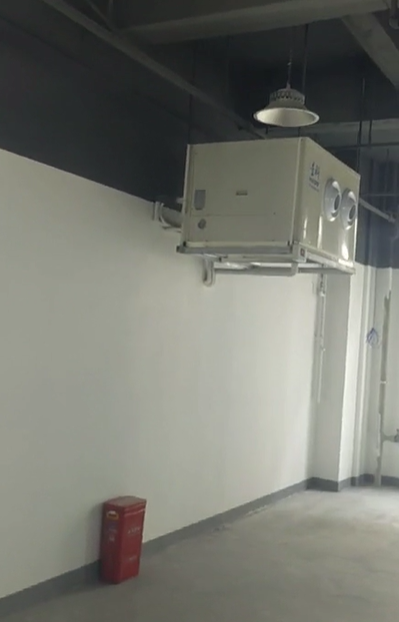 食品倉(cāng)庫(kù)整體制冷恒溫，應(yīng)用蒸發(fā)冷省電空調(diào)（臥式射流30機(jī)型）