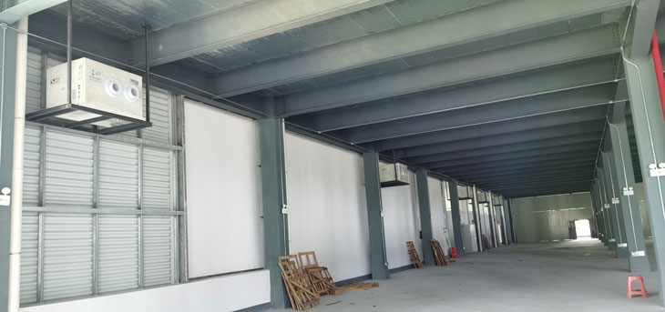 工業(yè)省電空調(diào)-臥式射流機應(yīng)用于工業(yè)廠房車間降溫