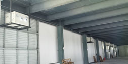工業省電空調-臥式射流機應用于工業廠房車間降溫